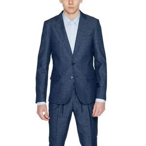 Antony Morato Cotton Casual Shirt Men Blue Blazers